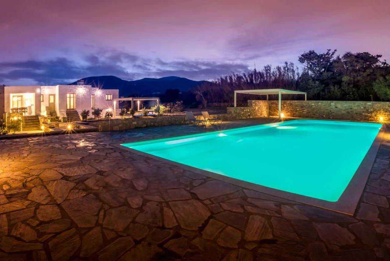 Kallirroe Deluxe Villa With Sea View And Pool Chrisi Akti  Exteriér fotografie